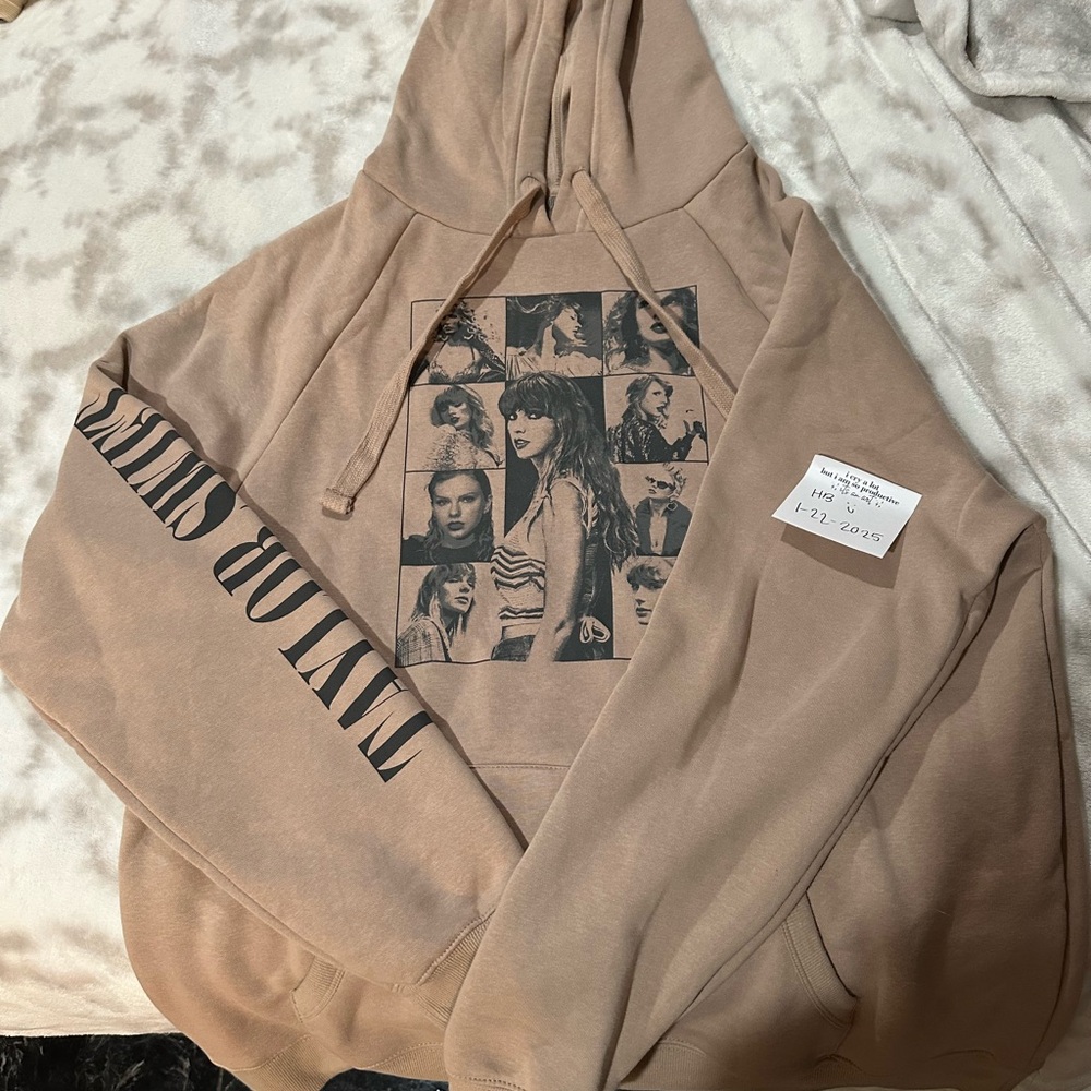 Eras tour Taylor Swift brown hoodie, no long available on official website